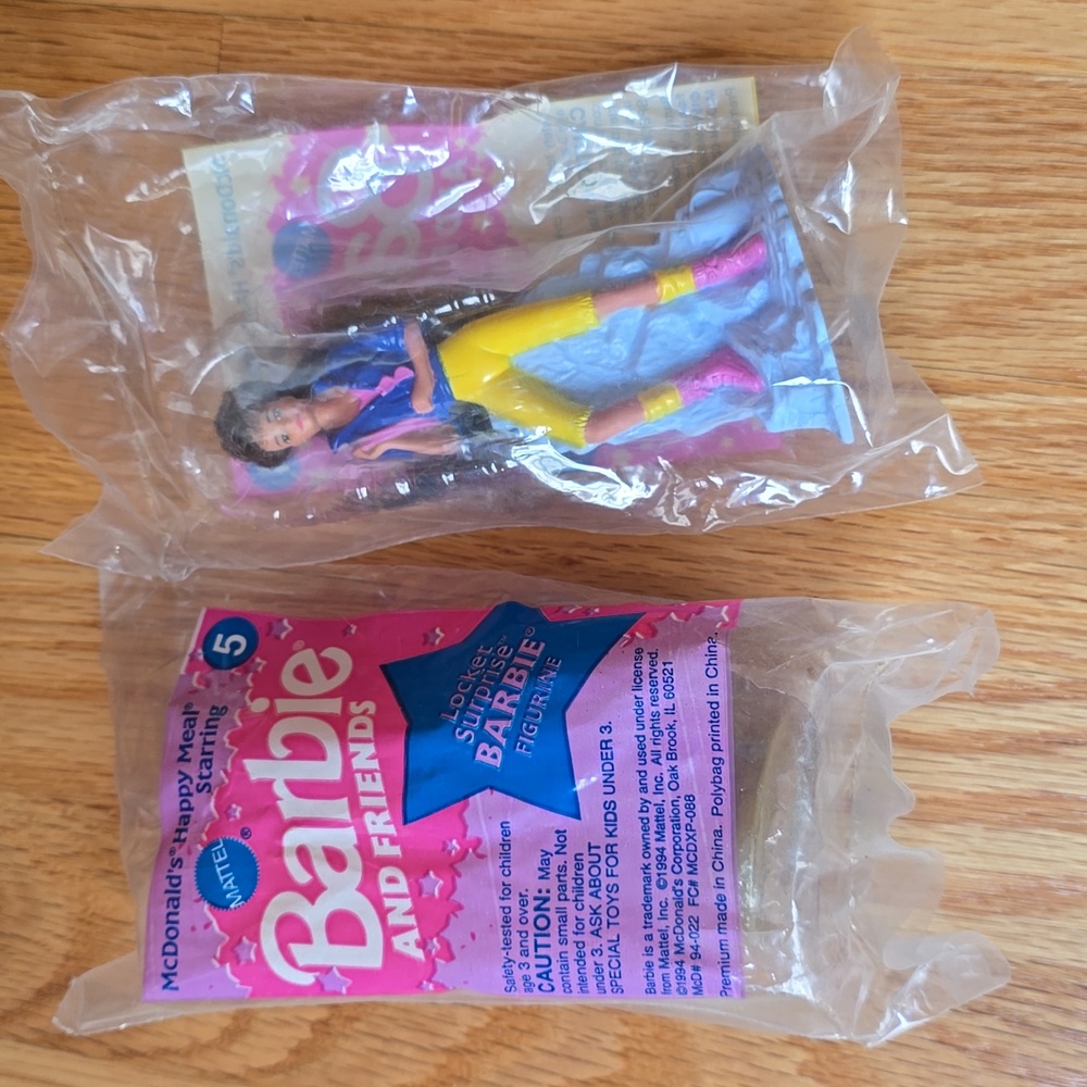 Vintage 1994 McDonalds Barbie Happy Meal
